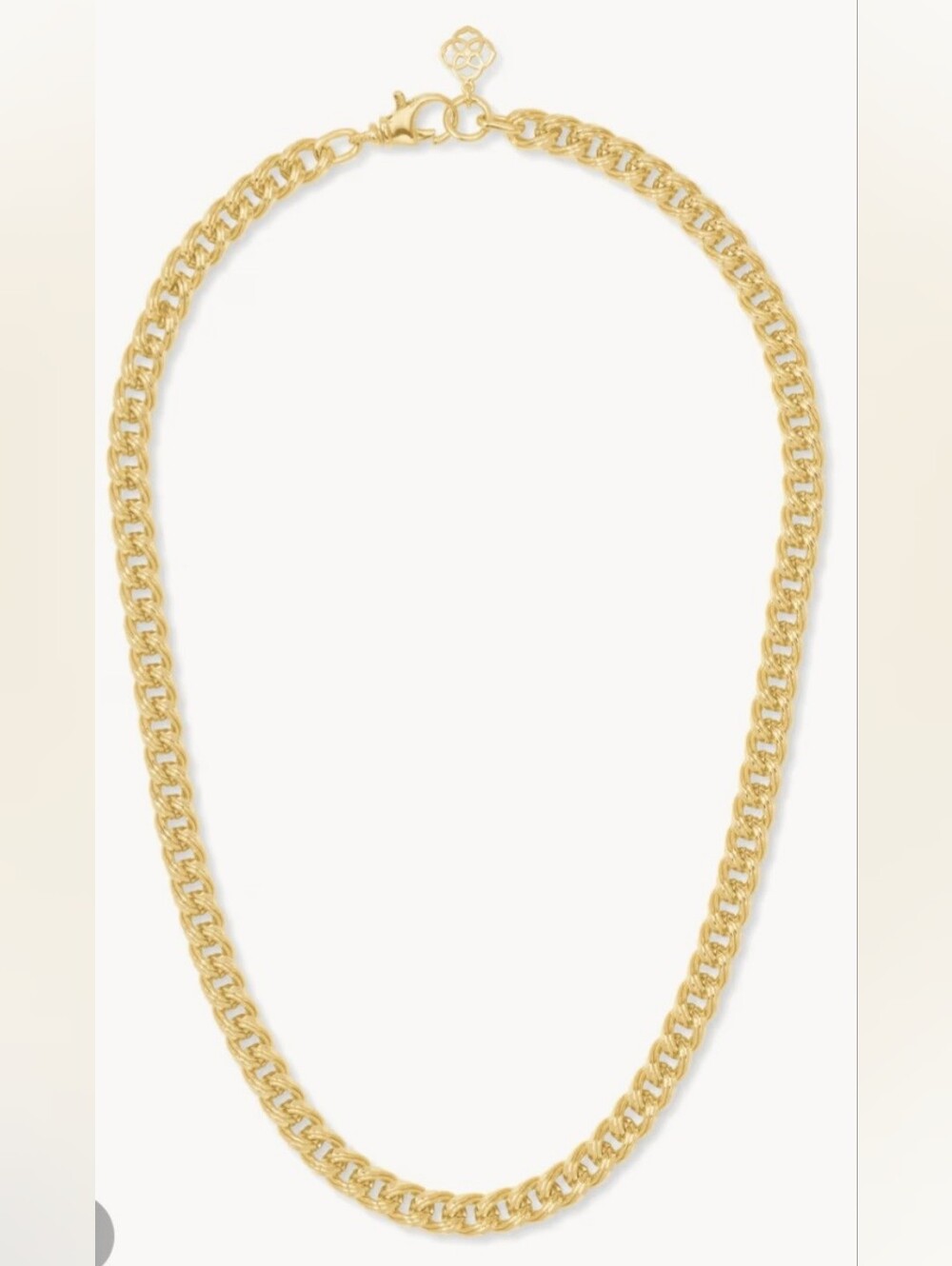 KENDRA SCOTT NWT Vincent Chain Necklace 14k Gold Plated